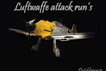 Gun Camera  Luftwaffe attack runs