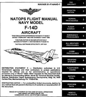NATOPS Flight Manual Navy Model F-14D Aircraft