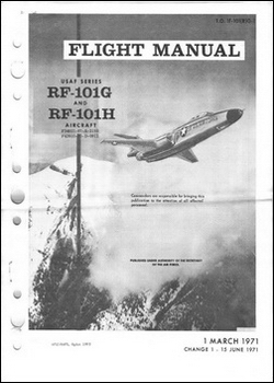 McDonnell RF-101G- H Voodoo Flight Manual