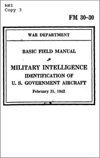 Military Intelligence - Identification of U.S. Government Aircraft
