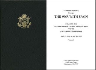 Correspondence Relating to the War With Spain Vol. 1