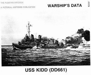 USS Kidd (DD-661) (Warships Data 1)