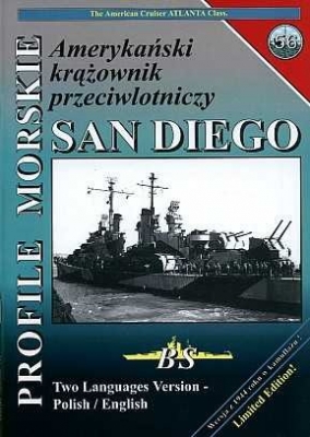 Profile Morskie 56 Amerykanski krazownik przeciwlotniczy San Diego
