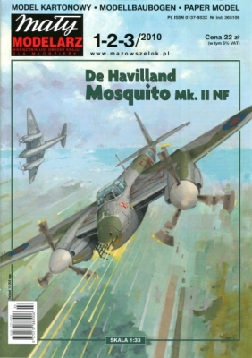 De Havilland Mosquito Mk. II NF (Maly Modelarz 1-2-3/2010).