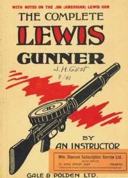 The complete Lewis gunner by an instructor