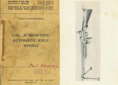 Field Maintenance Cal. .30 Browning Automatic Rifle M1918A2