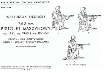 Instrukcja Piechoty: 7,62 mm Pistolet Maszynowy
