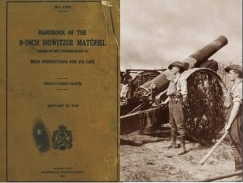 Handbook of the 8-inch Howitzer Materiel. Model of 1917. Vickers Mark VI