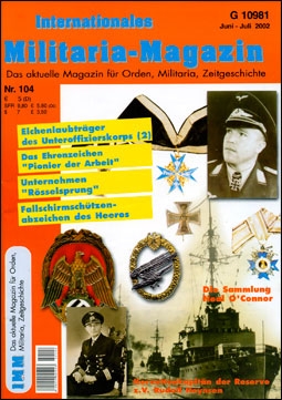 Internationales Militaria-Magazin  104 (2002-06/07)