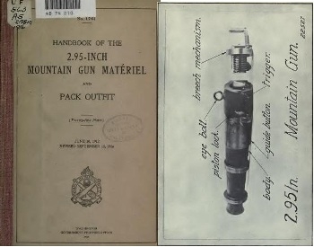 Handbook of the 2.95-inch mountain gun mat&#233;riel and pack outfit