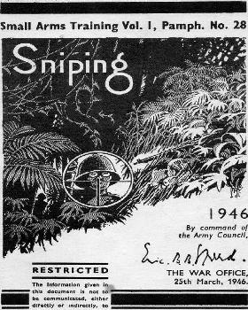Small Arms Training. Volume 1. Pamphlet 28.  Sniping
