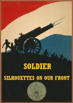 Soldier silhouettes on our front 