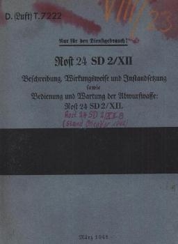 Rost 24 SD 2/XII - Waffen-Handbuch