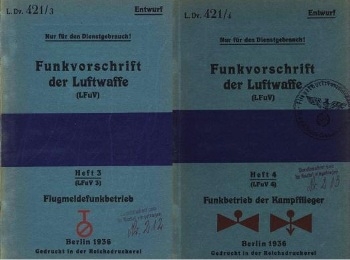 Funkvorschrift der Luftwaffe, Heft 3, 4