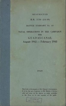 Naval Operations in the Campaign for Guadalcanal