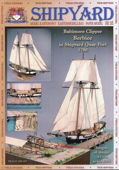  Shipyard  38 - Baltimore Clipper Berbice in Shipyard Quay-Port 1780
