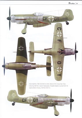 Focke-Wulf Fw-190C/Fw-190D-9/Ta-152 Part II. (Photo Hobby Manual 1502 - Special-Drawings )