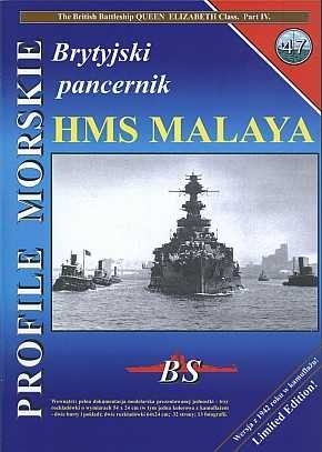 BS - Profile Morskie. #047. Brytyjiski pancernic HMS Malaya