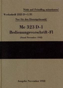 Messerschmitt Me 323 D-1 Bedienvorschrift - Fl