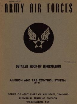 Detailed Mock-up Information. Part 2 - Aileron and Tab Control System