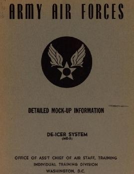 Detailed Mock-up Information. Part 3 - De-Icer System