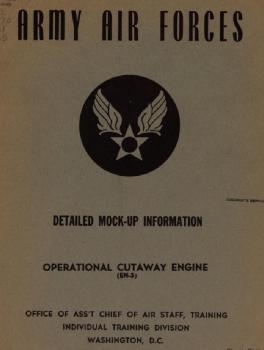Detailed Mock-up Information. Part 4 - Operational Cutaway Engine