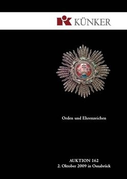 Orden und Ehrenzeichen (Kunker Auktion №162)