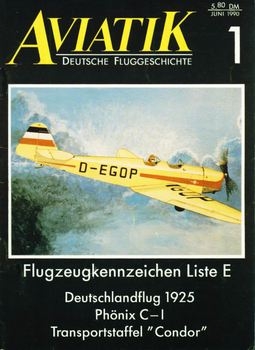 Aviatik: Deutsche Fluggeschichte 1