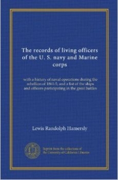 The records of living officers of the U.S. navy and Marine corps
