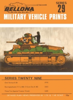 Bellona Military Vehicle Prints: series 29