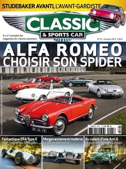 Classic & Sports Car - Octobre 2014 (France)