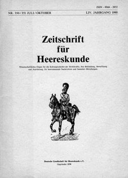 Zeitschrift fur Heereskunde 350/351