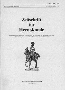 Zeitschrift fur Heereskunde 367/368