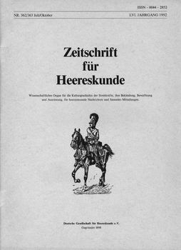 Zeitschrift fur Heereskunde 362/363