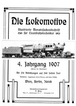 Die Lokomotive 4.Jaghrgang (1907)