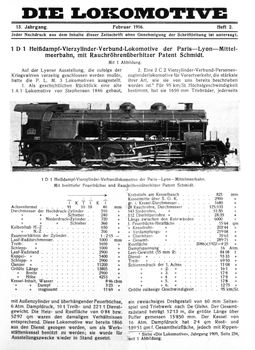 Die Lokomotive 13.Jaghrgang (1916)
