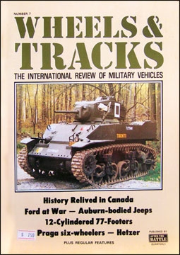 Wheels & Tracks Number 7. History Relived in Canada. Ford at war - Auburn-bodied Jeeps. 12-cilindered 77-footers