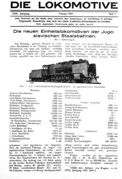 Die Lokomotive 29.Jaghrgang (1932)