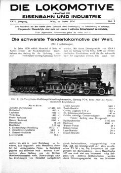 Die Lokomotive 31.Jaghrgang (1934)