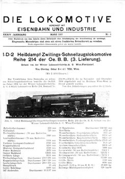 Die Lokomotive 34.Jaghrgang (1937)
