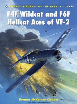 F4F Wildcat and F6F Hellcat Aces of VF-2 (Osprey Aircraft of the Aces 125)
