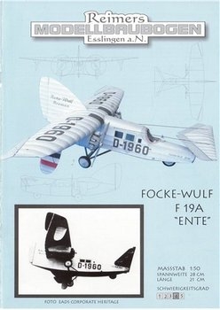 Focke-Wulf F 19A Ente [Reimers]