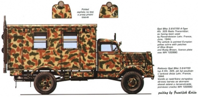WWP Special Museum Line 01. Opel Blitz in Detail - German WWII truck in Czech private collections