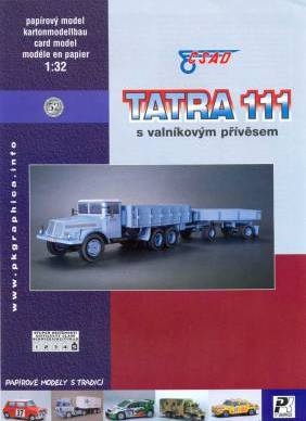 Tatra 111 s valnikovym privesem (PK Graphica 52)