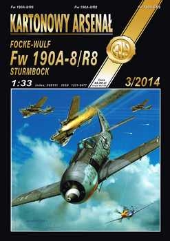 Focke-Wulf Fw-190A-8/R8 Sturmbock [Halinski Kartonowy Arsenal 2014-03]