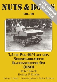 7.5 cm Pak 40.4 auf gep. Selbstfahrlafette Raupenschlepper Ost (RSO)  (Nuts & Bolts Vol.09)