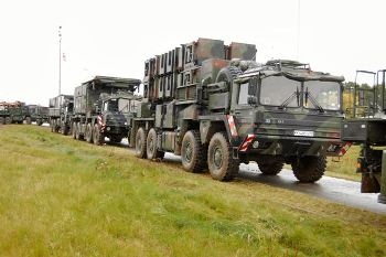 Patriot Missile Battery Convoy Photos