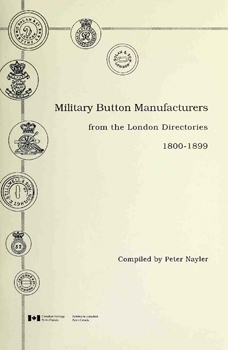 Military Button Manufacturers From the London Directories 1800-1899