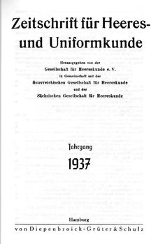 Zeitschrift fur Heeres- und Uniformkunde 97-102