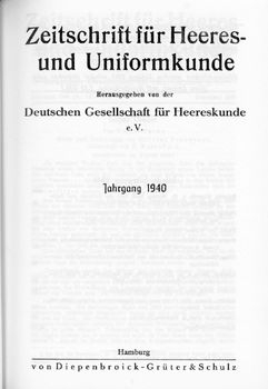 Zeitschrift fur Heeres- und Uniformkunde 110-127
